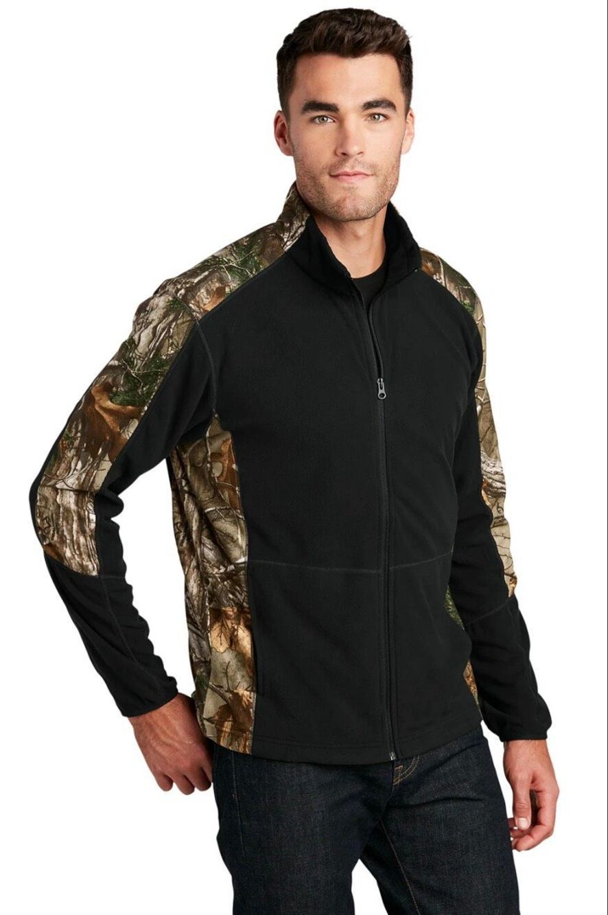 Port Authority Black / Realtree Xtra Camo Full Zip Jacket Men’s Large